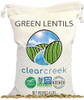 CLEAR CREEK Green Lentils | Project Non-GMO Verified | 4 lb | Vegan | Non-Irradiated (Will Sprout) | Kosher | Vegan