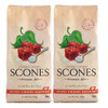 Sticky Fingers Scone Mix (Pack of 2) 15 Ounce Bags - All Natural Scone Baking Mix (Salted Caramel)