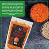 Jiva Organic Split Red Lentils 4 Pound LARGE Bag - Masoor Dal - Non-GMO, Vegan, Certified, Non-Irradiated