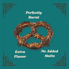 Unique Snacks Extra Dark Splits Pretzels, Original Split-Open Pretzels, Delicious Homestyle Baked Snack Bag, Vegan, OU Kosher, and Non-GMO Food, No A