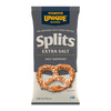 Unique Snacks Extra Salt Splits Pretzels, Original Split-Open Pretzels, Delicious Homestyle Baked Snack Bag, OU Kosher, and Non-GMO Food, No Artifici