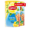 Lipton Lemon Sweetened Iced Tea Mix, Makes 28 Quarts (Pack of 2)