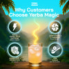 Yerba Magic  Yerba Mate Tea Instant Powder Super Drink with Nootropics, Prebiotics & Probiotics  Clean Energy, Mental Clarity & Gut Wellness | Low