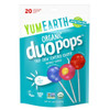 YumEarth Organic Duo Pops, Lollipops with Fruit Chew Centers - Allergy Friendly (Top 9 Free), No Artificial Dyes, Non GMO, Gluten Free, Vegan Candy S