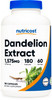 Nutricost Dandelion Extract 6,457mg Equivalent from 1,575mg of 5:1 Extract Per Serving, 180 Capsules for 60 Servings Per Bottle - Vegan, GMO Free and