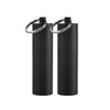 MEDCA Portable Keychain Pill Case Holder - Aluminium Alloy Mini Pill Organizer Case Container, Waterproof Mini Pill Box for Medication, Supplements,