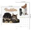 Animal Buddies Calendar 2026 - Deluxe 2026 Baby Animals Mini Wall Calendar Bundle with Over 100 Reminder Stickers (Puppies and Kittens Gifts, Office