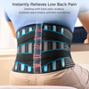 FREETOO Back Braces for Lower Back Pain Relief with 6 Stays, Breathable Back Support Belt for Men/Women for work , Anti-skid lumbar support belt with
