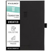 AT-A-GLANCE Foundation Planner, Undated Inspiration Journal, Set Goals, Track Progress, Create Habits, Weekly & Monthly, Small, 5-3/4" x 8-1/4", Blac