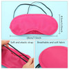 12 Pieces Multicolor Eye Mask Cover Lightweight Blindfold Sleep Mask with Nose Pad and Elastic Straps for Kids Women Men, 12 Colors