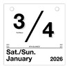 AT-A-GLANCE 2026 Today Is Daily Wall Calendar Refill, 6" x 6", Small (K15026)