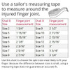 3-Point Products Oval-8 Finger Splint Package of 1 (Size 11)