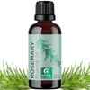 Pure Rosemary Oil for Hair Skin and Nails - 100% Pure Undiluted Rosemary Essential Oil with Dropper for Topical Uses Aromatherapy Diffusing and Home