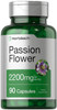 Horbäach Passion Flower Capsules | 90 Count | Non-GMO & Gluten Free Extract Supplement