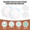 30pcs Castor Oil Wrap for Belly Button, Castor Oil Pack Wrap Pad for Belly Button Patches Sticker Highly Absorbent Bandage Tape Spunlace Cloth Self-A