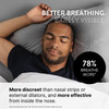 Mute Nasal Dilator Snoring Solution | Large 3 Pack | Snore Less & Sleep Better | Nasal Strip Alternative | Comfortable Breathing Aids for Better Slee