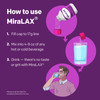 MiraLAX Laxative Powder, Gentle Constipation Relief for Adults, Stool Softener with PEG 3350, Nonstimulant Laxative, No Harsh Side Effects, Osmotic L