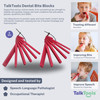 TalkTools Dental Bite Blocks | Therapy Tools to Improve Chewing and Biting Dental Bite Blocks Oral Opener Mouth Prop Dental Bite Blocks Safe for All