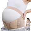 NeoTech Care Pregnancy Belly Band Maternity Belt, Back/Abdomen/Waist/Pelvis Support (Size M, Beige Color)