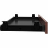 Lorell Mahogany Laminate Universal Center Drawer, Brown