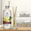 Vanilla Diffuser Refill w/Natural Essential Vanilla Oil 17 Fl Oz - Intensive - Fresh & Long Lasting Fragrance - Reed Diffuser Oil - Best for Aromathe