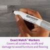 Rejuvenate Exact Match Wood Furniture & Floor Repair Markers, 6 Count, White/Gray Markers Cover All Scratches, Scuffs and Damage to Wood Furniture an