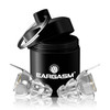 Eargasm High Fidelity Earplugs with Transparent Filters - Reusable Noise Reduction Hearing Protection Ear-Plugs with Carrying Case for Motorcycle, Co