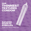Trojan Studded Bareskin Lubricated Condoms - 10 Count