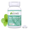 EZ Melts Melatonin - Sleep Support Supplement - No Artificial Flavors - Non-GMO & Sugar-Free - Cool Mint - 60 Dissolvable Tablets (60 Servings)