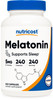Nutricost Melatonin 5mg, 240 Capsules - 5mg Per Serving, Non-GMO, Gluten Free