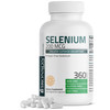 Bronson Selenium 200 mcg  Yeast Free Chelated Amino Acid Complex - Essential Trace Mineral with Superior Absorption, 360 Vegetarian Capsules