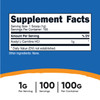 Nutricost Acetyl L-Carnitine HCI (ALCAR) 100 Grams per Container - 1G Per Serving - Non-GMO, Gluten Free, Unflavored