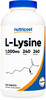 Nutricost L-Lysine 1000mg, 240 Tablets - Gluten Free, Non-GMO, and Vegetarian Friendly