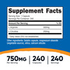 Nutricost L-Arginine L-Citrulline Complex 750mg, 240 Capsules - Non-GMO
