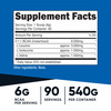 Nutricost BCAA Powder 2:1:1 (90 Servings, No Flavor Added) - Branched Chain Amino Acids