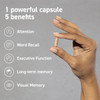CocoaVia Memory & Focus Brain Supplement, 90 Day, Cocoa Flavanol Blend, Lutein, Added Caffeine for Boost. Improve Cognitive Function, Attention, Vega