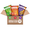 Quest Nutrition Tortilla Style Protein Chips Variety Pack, Chili Lime, Nacho Cheese, Loaded Taco, Low Carb, High Protein, Gluten Free, 1.1 oz (Pack o