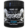 Insane Labz Psychotic Black Edition Mid Stimulant Pre Workout Powder, Energy Focus Pumps, Loaded with Creatine Beta Alanine Taurine Fueled by AMPiber