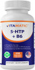 Vitamatic 5-HTP 200mg with B6 5mg Per Serving - 240 Vegetarian Capsules (5-Hydroxytryptophan) - (Griffonia Simplicifolia Seed Extract)