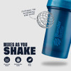 BlenderBottle Classic V2 Shaker Bottle Perfect for Protein Shakes and Pre Workout, 32-Ounce, Ocean Blue