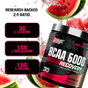 Nutrex Research - BCAA Powder 6000 Amino Acid - 6 Grams of BCAAs Amino Acids Supplement for Post Workout Recovery & Muscle Growth - Amino Energy Work