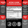 Extra Strength Nitric Oxide Booster 3000mg - 3X Strength L-Arginine AKG & Citrulline Malate - Premium Nitric Booster Natural Energy, Muscle & Heart S