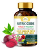 NitReds Nitric Oxide Booster Supplement Beet Root Nitrates & Super Greens for Recovery, Flow, Circulation, Energy, heart health, Metabolism - Antioxi