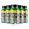 America Medic & Science Chelated Zinc 50 mg Supplements (5 Pack of 60 Tablets) Immune Booster and Powerful Antioxidant Pills for Adults Men and Women