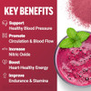Force Factor Total Beets Drink Mix Superfood Powder with Nitrates to Support Circulation, Blood Flow, Nitric Oxide, Energy, Endurance, and Stamina, C