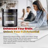 VEGATOT Brain Booster Brain Health Complex Supplement Concentrated with CoQ-10 VIT B6 Lion's Mane Ginkgo Biloba Lemon Balm Ginseng - Focus Memory Ene