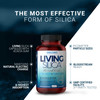 Living Silica ORGONO Mineral-Based Collagen Booster Capsules | Silica-Based | Supports Collagen & Elastin for Joint & Bone Support, Glowing Skin, Str