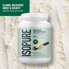 Isopure Plant-Based Protein Powder, Lactose Free, Gluten Free, With Iron, Vanilla, 20g Plant Protein Per Serving, 1.23 Lbs, 20 Servings