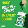 Vega Protein and Greens Protein Powder, Vanilla - 20g Plant Based Protein Plus Veggies, Vegan, Non GMO, Pea Protein for Women and Men, 21.7 Ounce (Pa