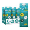Ripple 32 oz Plant Based Milk 8g of Quality Sourced Pea Protein, Calcium Rich | Shelf Stable | Vegan & Non GMO Certified | Dairy, Soy, Nut, Gluten, &